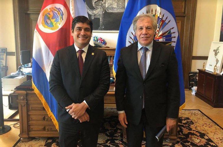 Carlos Alvarado alzó la voz ante la OEA por Nicaragua, Venezuela y derechos de la mujer