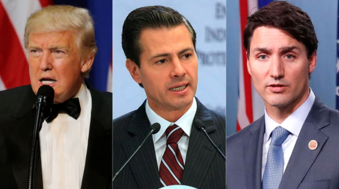La reacción de Donald Trump, Enrique Peña Nieto y Justin Trudeau tras confirmarse que sus países organizarán el Mundial 2026