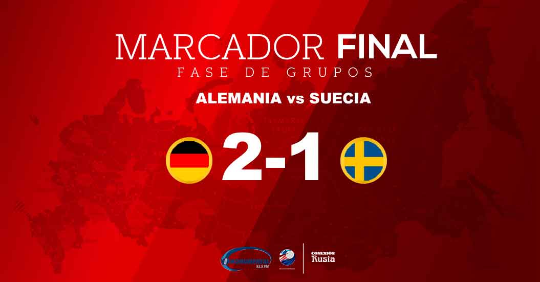 ¡En la última jugada! Alemania logró una victoria ante Suecia y evitó el fracaso