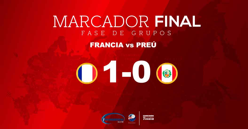Perú perdió ante Francia y quedó eliminada del Mundial