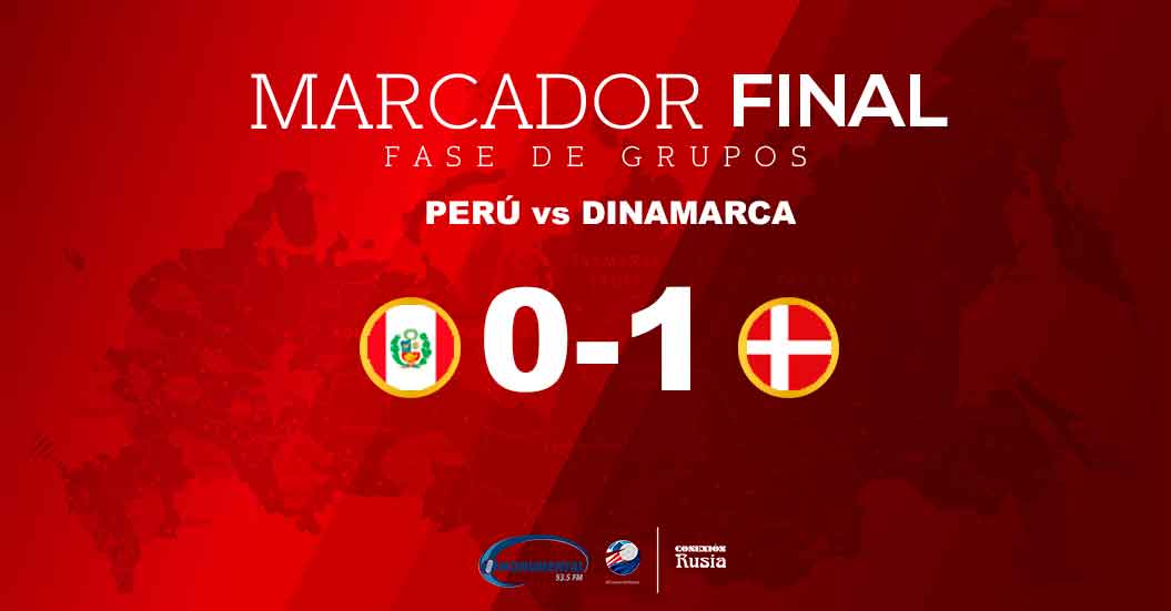Perú erró un penal y perdió ante Dinamarca