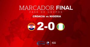 Croacia se ubica como líder del Grupo D tras derrota a Nigeria