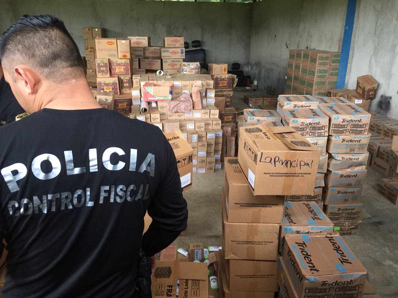 Policía fiscal decomisó medicamentos y cosméticos de contrabando provenientes de Nicaragua
