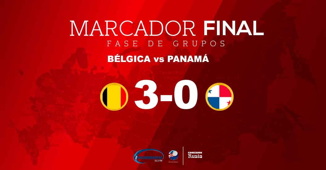 Bélgica goleó a Panamá en su debut
