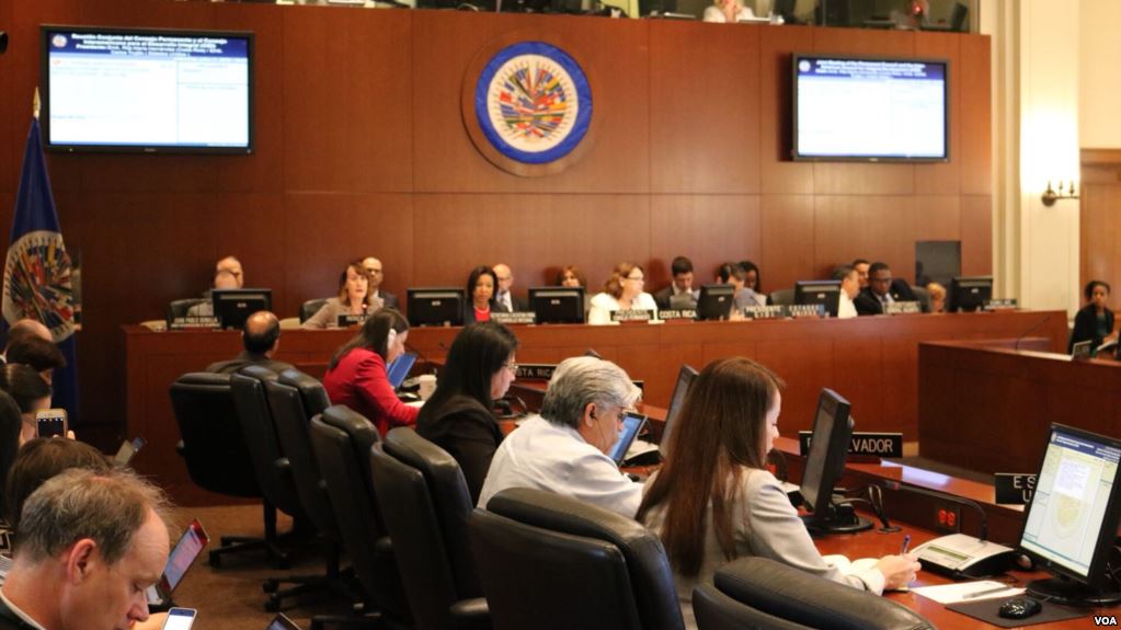 OEA se alista para votar resolución que condena violencia en Nicaragua