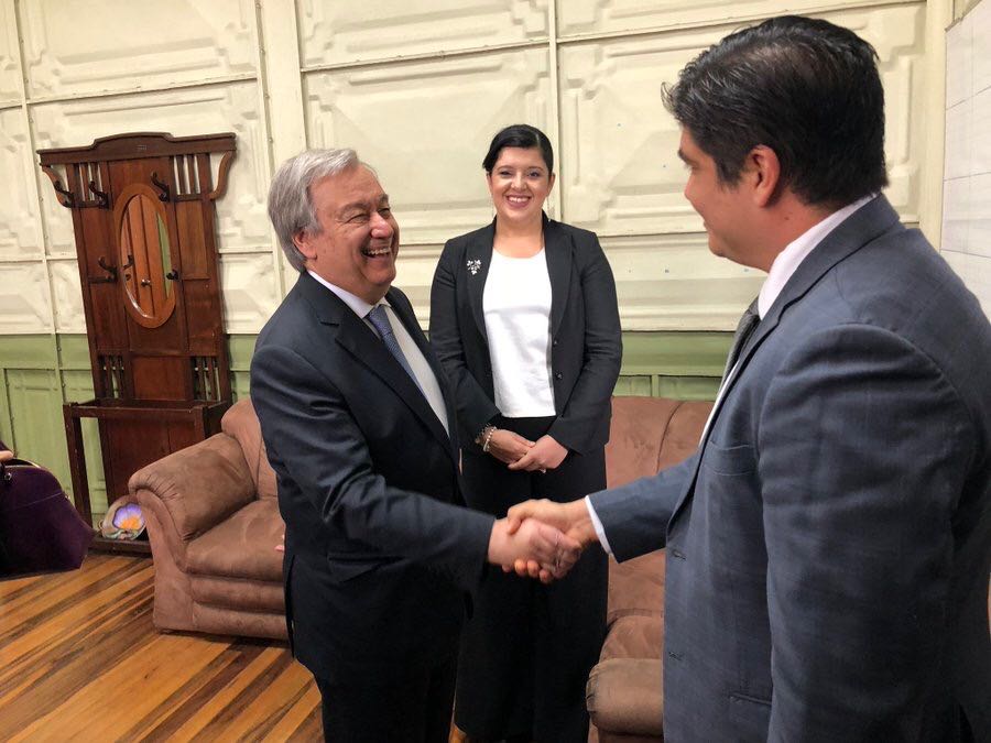 Presidente de la República y Secretario General de la ONU exigen que vuelva la paz a Nicaragua