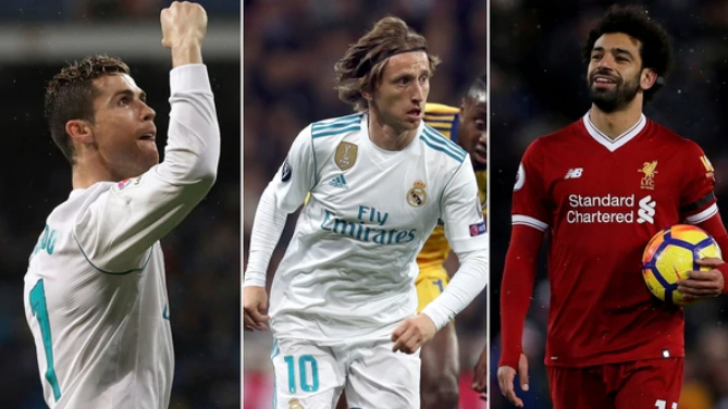 Cristiano Ronaldo, Luka Modric o Mohamed Salah: quién será el ‘Mejor Jugador del Año’ de la UEFA