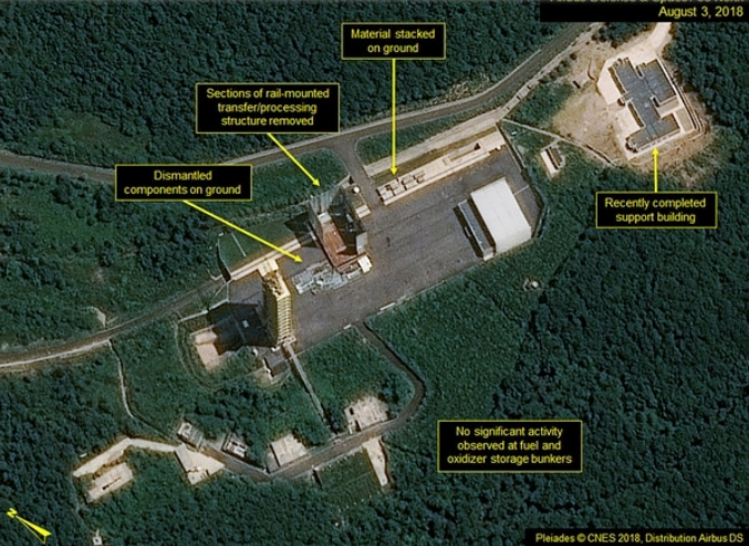 Las fotos satelitales que muestran que Corea del Norte dejó de desmantelar su base de misiles nucleares