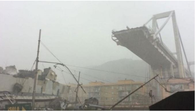 Puente en autopista de Génova se derrumba y deja al menos 22 muertos y 5 heridos graves