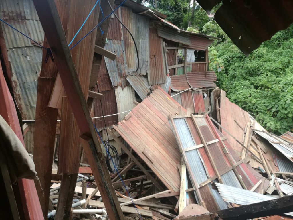 82 personas albergadas en Curridabat tras deslizamiento por fuertes lluvias