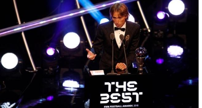 Luka Modric ganó el premio The Best a mejor jugador del mundo