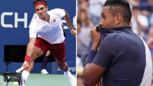 La desopilante declaración de Kyrgios sobre el magistral tiro de Federer en el US Open