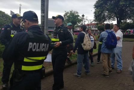 Policía descarta que actos de vandalismo en Limón sean cometidos por huelguistas