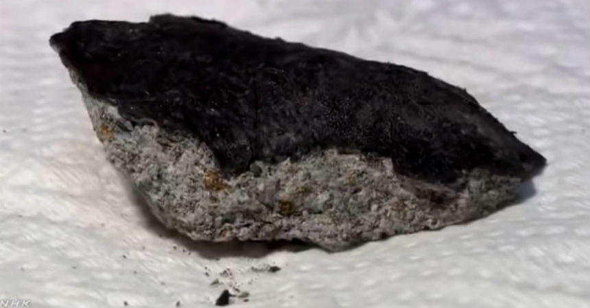Meteorito de más de 4 mil millones de años impactó a un edificio en Japón