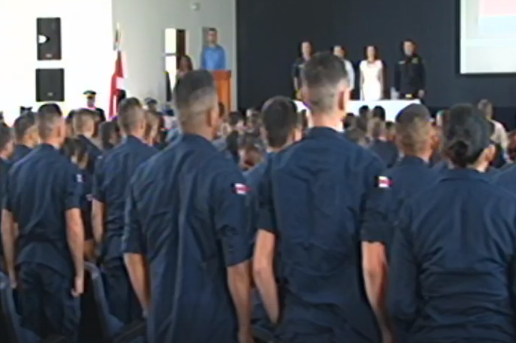 Pococí celebra el primer aniversario de la Academia Nacional de Policía