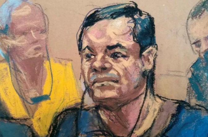 Joaquín «El Chapo» Guzmán lanzó una carcajada ante los aspirantes a jurado en la corte de Nueva York