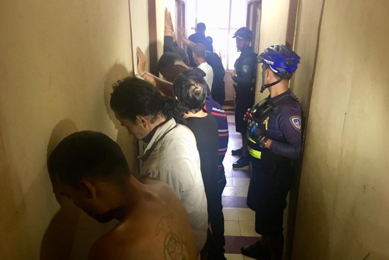 Operativo en cuarterías de la capital dejó 25 personas detenidas