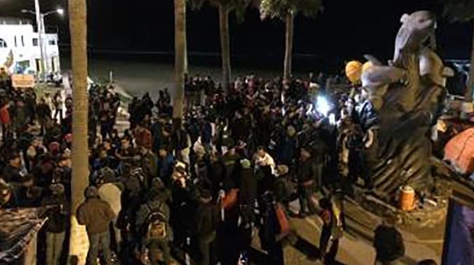Protestas y rechazo en Tijuana por el masivo arribo de las caravanas migrantes