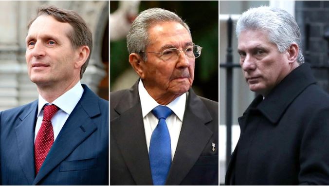 Jefe de espionaje exterior ruso se reunió con Díaz-Canel y Raúl Castro en Cuba