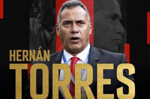 Hernán Torres a afición manuda: “Es un compromiso muy duro, muy difícil y lucharemos para no defraudarlos”.