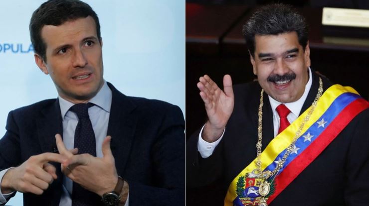 El líder del Partido Popular español pidió «derrocar inmediatamente» a Maduro