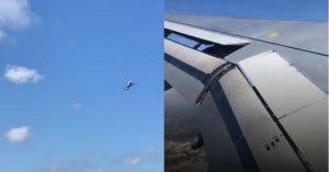 El sorprendente video de un avión luchando contra el viento en Gibraltar