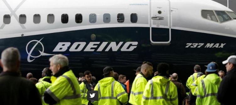 Se desploman las acciones de Boeing en Wall Street tras el segundo accidente de un 737 MAX 8 en cinco meses