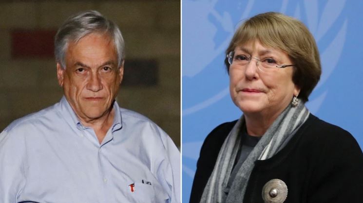 Sebastián Piñera criticó a Michelle Bachelet por no condenar «la dictadura de Nicolás Maduro»