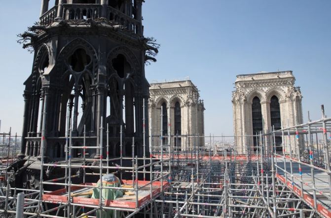 Habló el responsable de la empresa que restauraba la catedral de Notre Dame: «Ninguno de mis empleados estaba allí»