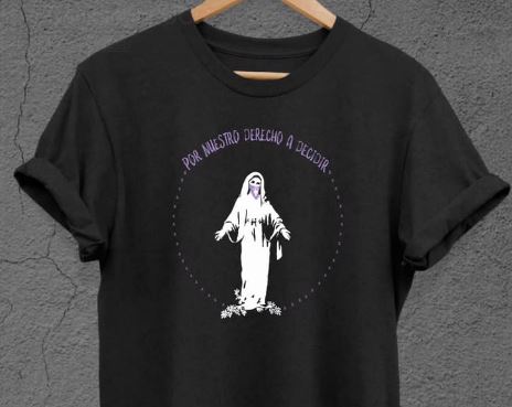 Iglesia reprocha imagen de la Virgen en camiseta de UCR a favor del aborto