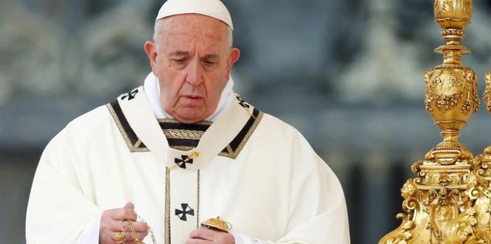 En su mensaje de Pascua, el papa Francisco pidió «responsabilidad política» en Venezuela