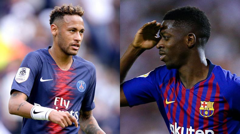 Barcelona estaría analizando un cambio entre Dembélé y Neymar