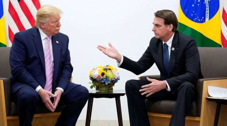 Donald Trump se reunió con Jair Bolsonaro en Japón y pidió paciencia ante la crisis en Venezuela