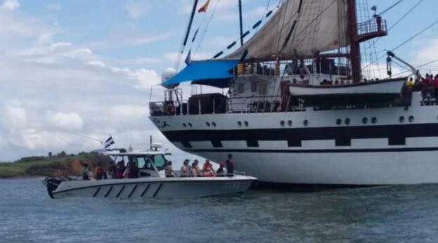 El buque insignia de la Armada de Venezuela llegó a Nicaragua para entrenar a los cadetes del régimen de Daniel Ortega