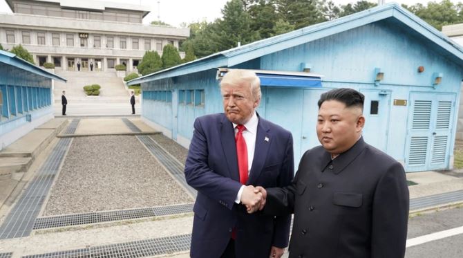 Encuentro histórico: Donald Trump cruzó a Corea del Norte y se reunió con Kim Jong-un en la Zona Desmilitarizada