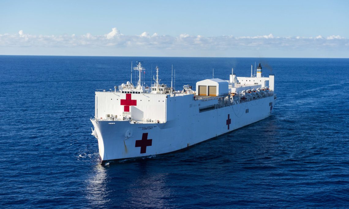 Barco hospital de los EEUU ya está en el país para brindar atención en Chacarita y Barranca durante cinco días