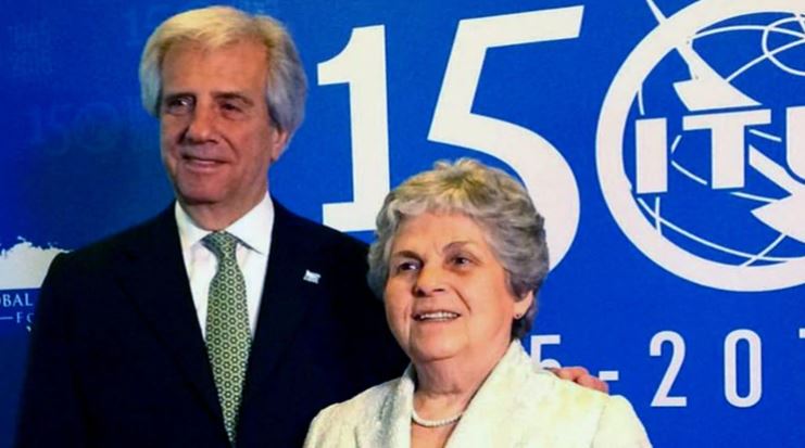 Murió la esposa del presidente de Uruguay Tabaré Vázquez