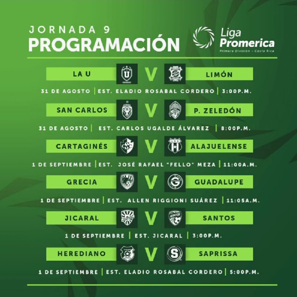 Fecha 9 del Apertura se jugará con 5 encuentros, por la suspensión del juego entre Herediano y Saprissa