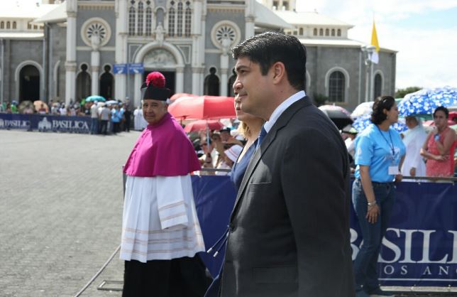Presidente Carlos Alvarado rescata llamado al diálogo en mensaje de la Iglesia Católica