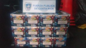 Fuerza Pública detiene a persona con 30 mil unidades de pólvora en Corredores de Puntarenas