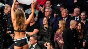 Donald Trump asistió al combate de la UFC en Nueva York