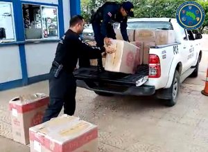 Policía decomisa más de 400 mil cigarrillos de contrabando en frontera norte