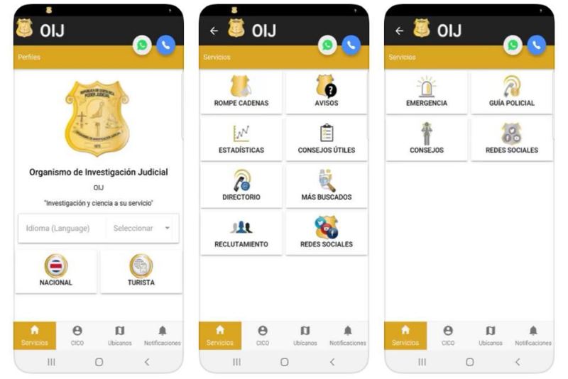 OIJ lanza aplicación enfocada en mejorar seguridad de los turistas