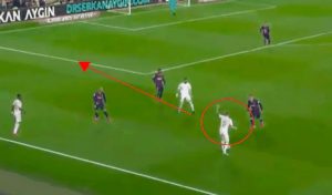 Toni Kroos el ‘cerebro’ del Real Madrid: señala y le marca el pase a Vinícius Jr. para el 1-0