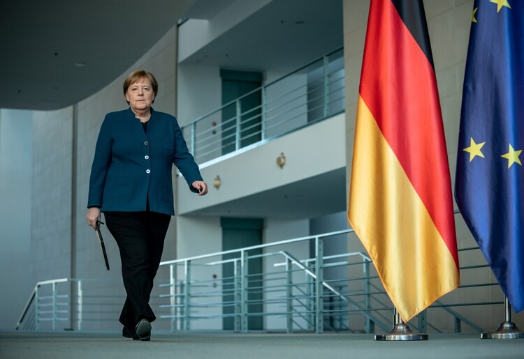 Angela Merkel, en cuarentena luego de que su médico diera positivo de coronavirus