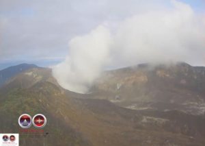 OVSICORI identifica leve incremento en actividad volcánica del Rincón de la Vieja y pide precaución a la población