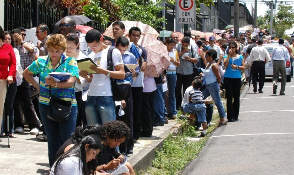 Desempleo sigue siendo la principal preocupación de las familias costarricenses