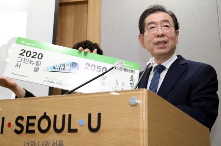 Hallaron muerto a Park Won-soon, alcalde de Seúl