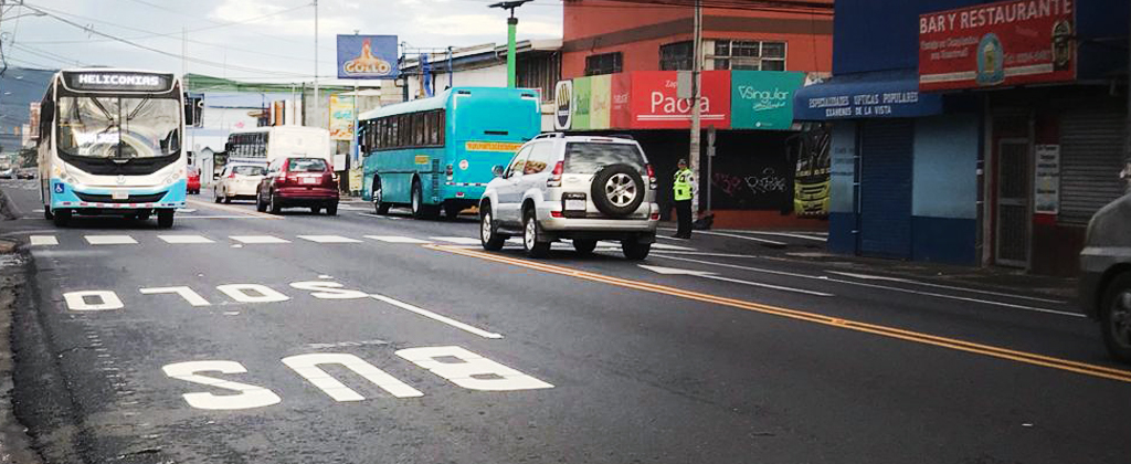 MOPT habilitará nuevos carriles exclusivos en San José ante aglomeraciones en paradas de bus