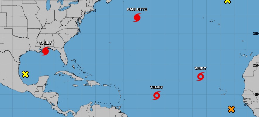 ¡Histórico! Cinco ciclones se formaron en el Atlántico: ninguno causaría repercusiones en Costa Rica